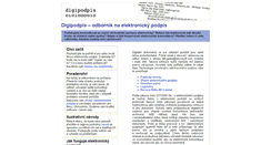 Desktop Screenshot of digipodpis.cz
